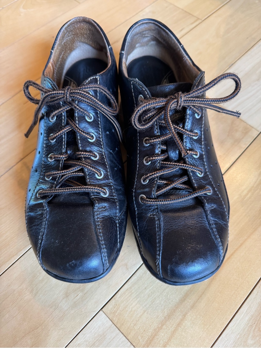 Born Black Leather Women's Sneakers